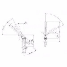 Sortie de caisson 45° et 90° Embase large