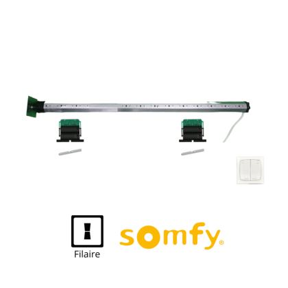 axe complet motorisé filaire pour volet rénovation électrique SOMFY