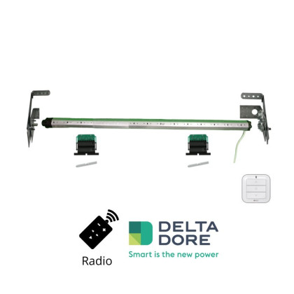 axe complet motorisé radio pour volet traditionnel électrique Delta Dore