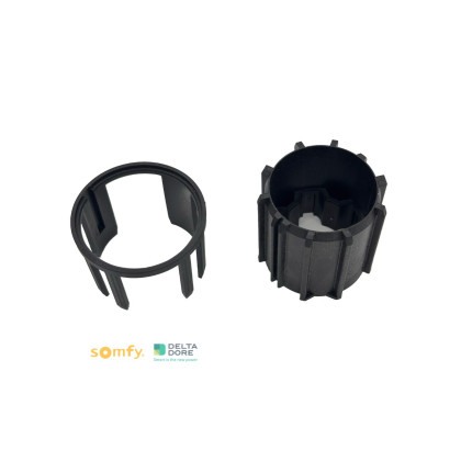 Bagues d'adaptation tube ZF54 pour moteur Somfy et Delta-dore