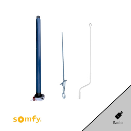 Kit moteur radio manœuvre secours SOMFY LT50 CSI 50/12RTS
