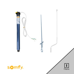 Kit moteur filaire Somfy manœuvre secours LT50 CSI 40/17 WT