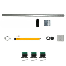 vue éclatée du pack de motorisation radio rénovation AOK vue éclatée du pack de motorisation radio rénovation AOK