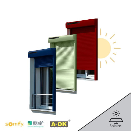 volet roulant solaire couleur