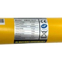 Informations détaillées moteur 15N filaire A-OK AM45-15/17