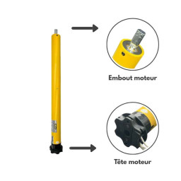 Zoom moteur électrique radio A-OK AM45-30/17