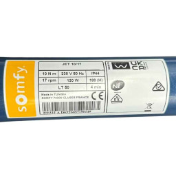 Étiquette Moteur Somfy JET LT50 10/17
