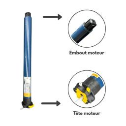 Zoom moteur Somfy METEOR LT50 20/17