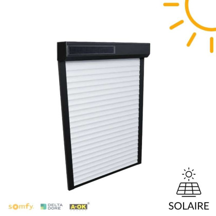 volet roulant solaire pvc