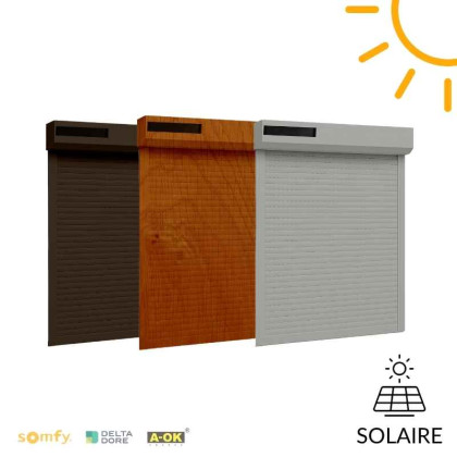Volet roulant solaire couleur