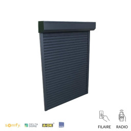 Volet roulant alu sur mesure radio ou filaire