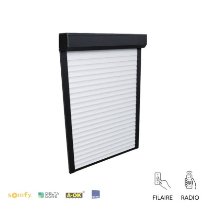 Volet roulant PVC type rénovation électrique SOMFY / AOK / DELTA DORE / SIMU