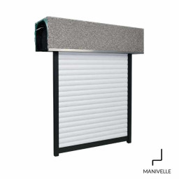 volet tradi pvc coffre tunnel sur mesure manœuvre manivelle