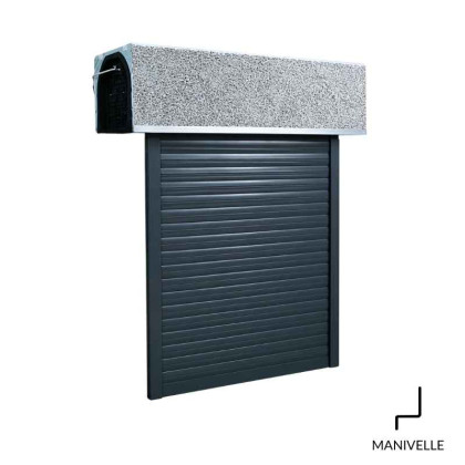 volet tradi alu coffre tunnel sur mesure manœuvre manivelle
