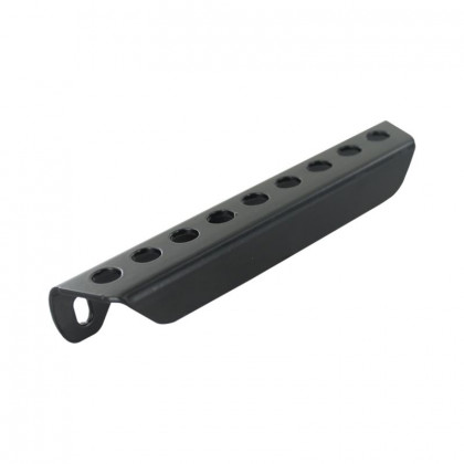 Crémaillère aluminium Noire volet battant Crémaillère aluminium Noire volet battant