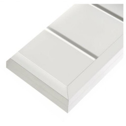Panneau de volet Battant Aluminium Blanc finition profil U
