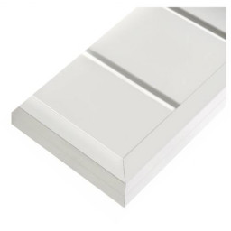 Panneau de volet Battant PVC Blanc avec profil U