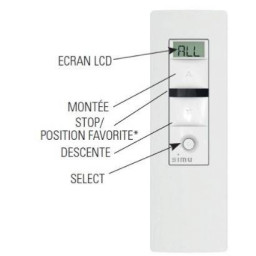 Télécommande Simu Hz Emetteur portable 5 canaux