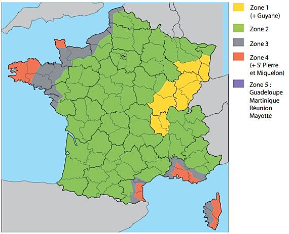 volet roulant zone classe de résistance au vent