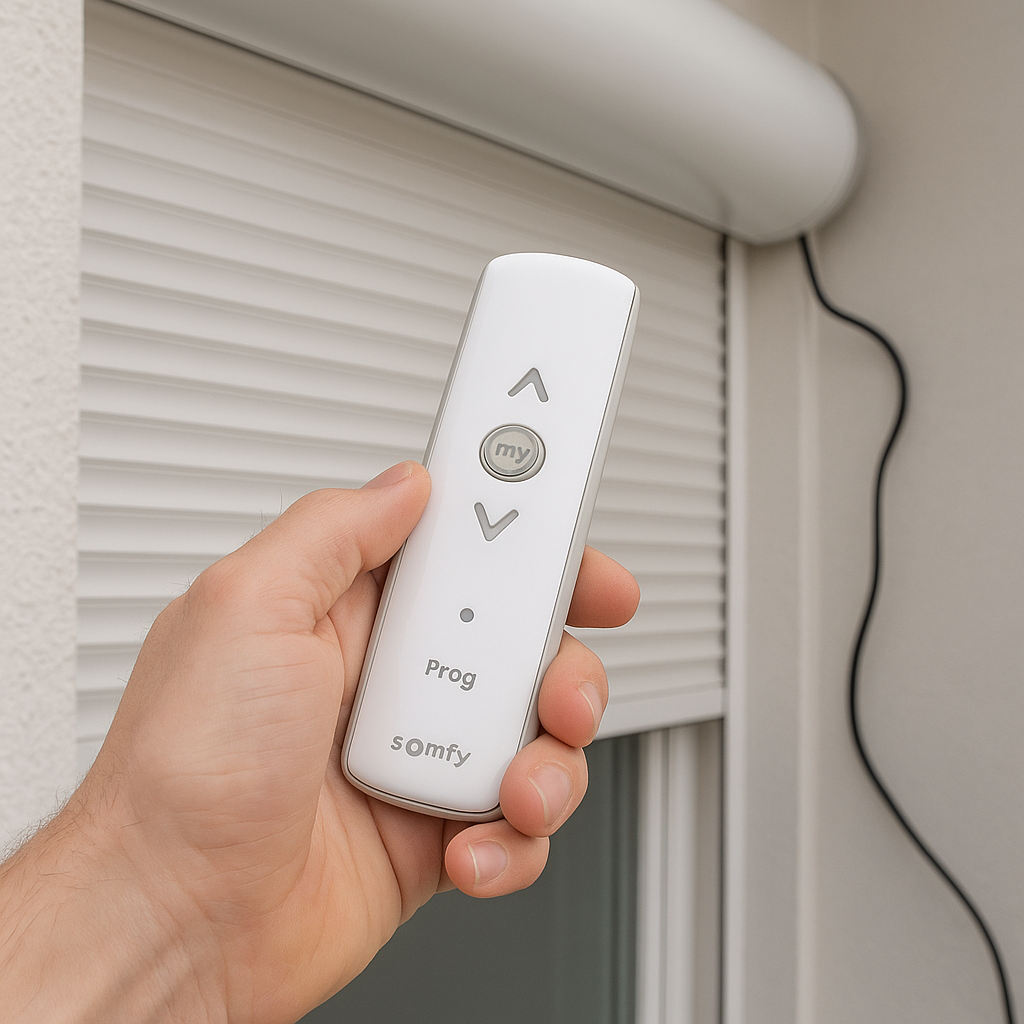 Comment programmation d'un moteur de volet roulant Somfy
